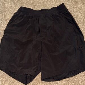 LULULEMON Men's Pace Breaker Lined Short 7" Black Size Small
